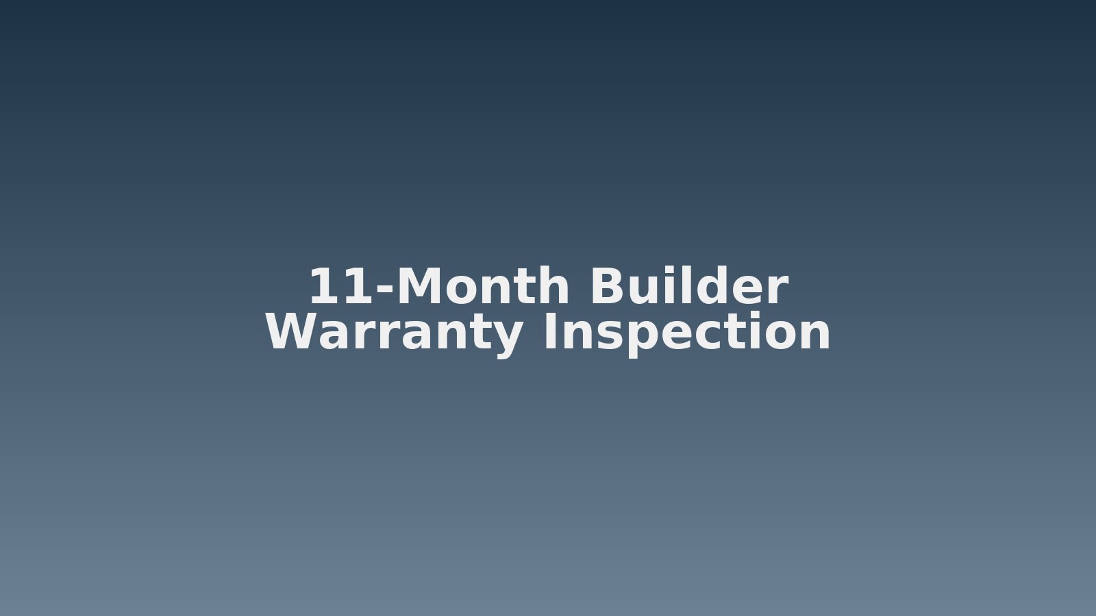 San Diego warranty inspection